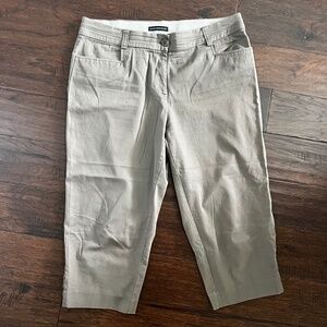 Counterparts Capri Pants  Brown color Size 14
